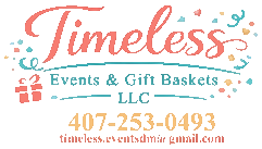 Timeless Events & Gift Baskets logo